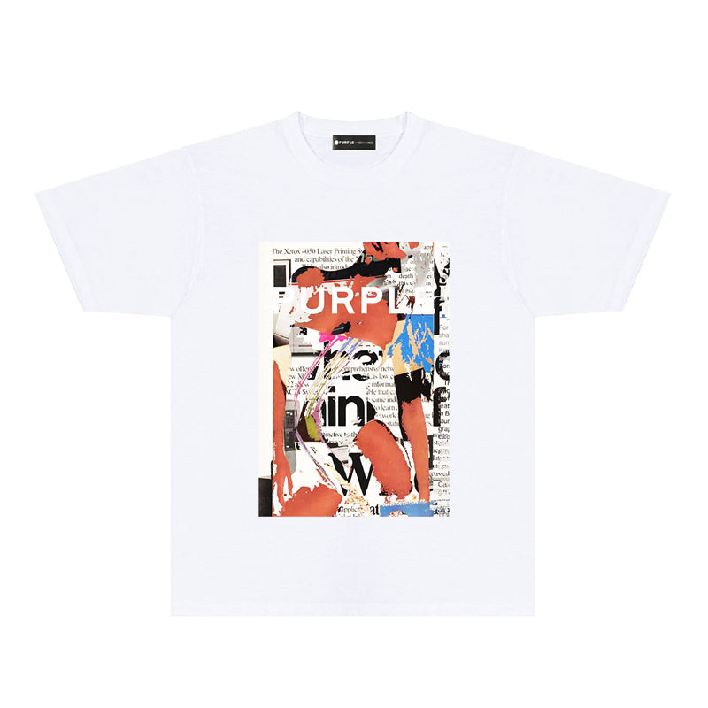 PURPLE  fashion T-shirt