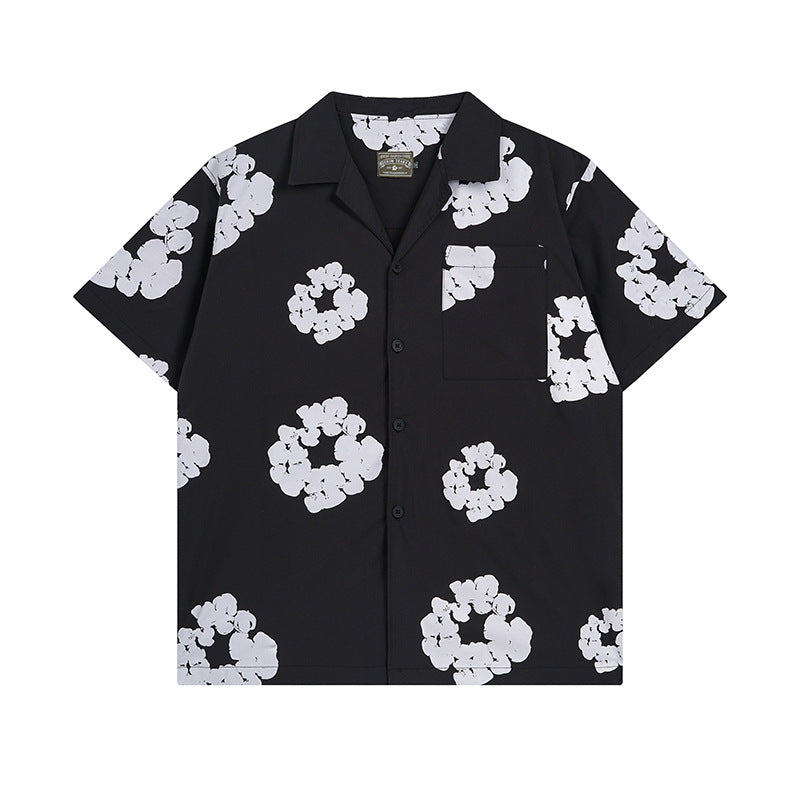 Denim Tears T-shirts Kapok Short-Sleeved Shirt Casual Shirt