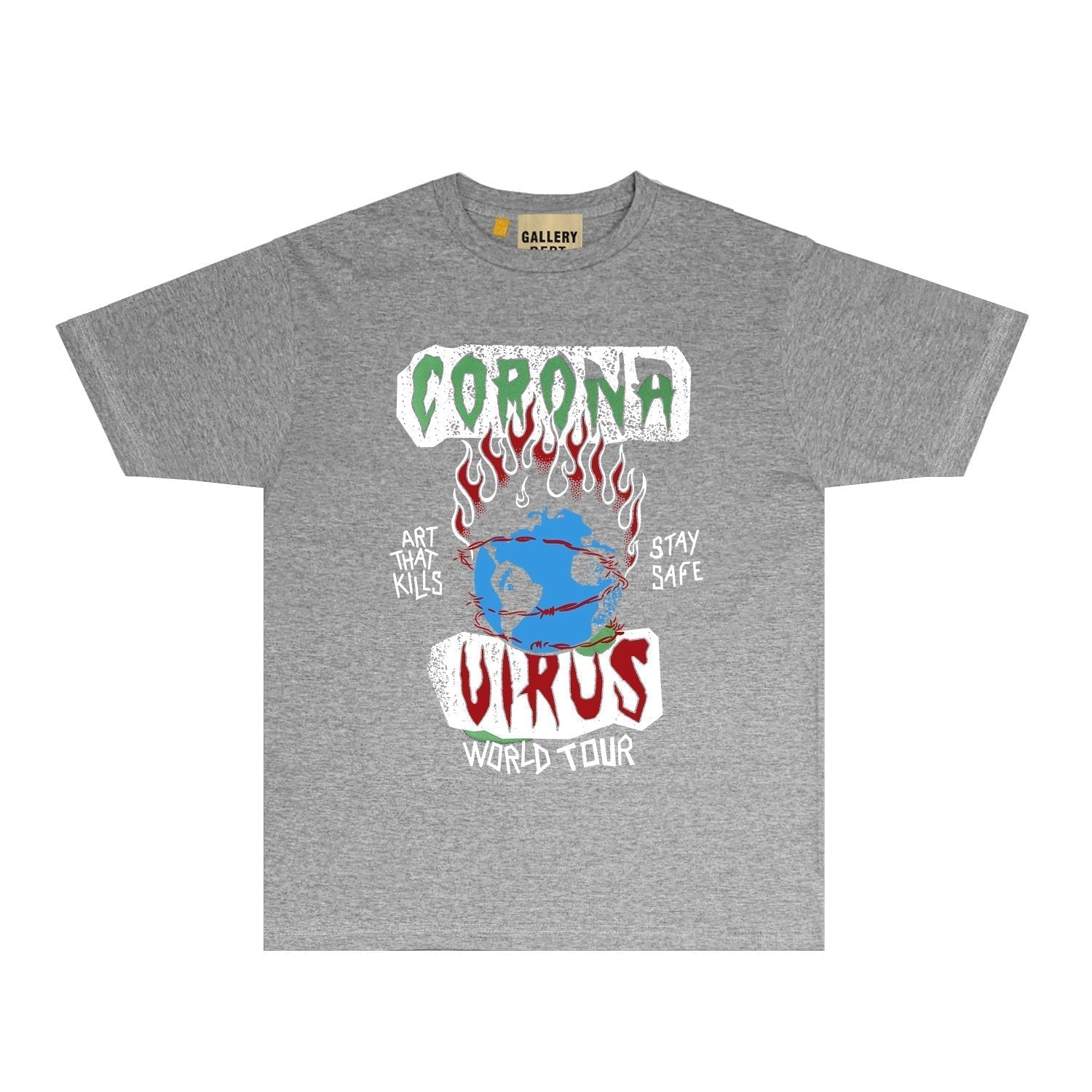 Gallery Dept T Shirts European And American Tee Shirt Short Sleeve T-Shirt Blouse