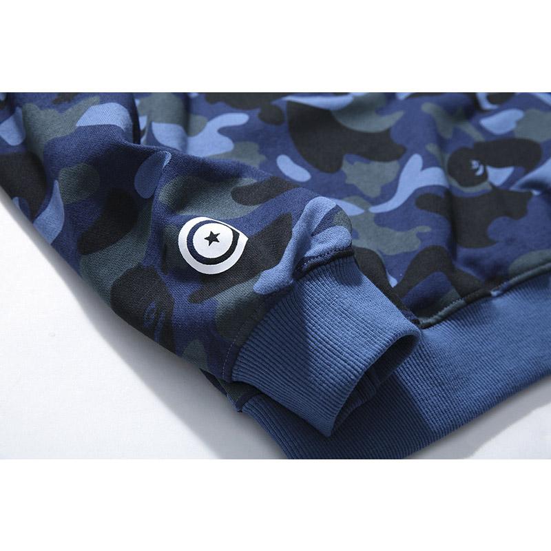 Bathing Ape Sweatshirts Loose Hip Hop round Neck Sweater for Men